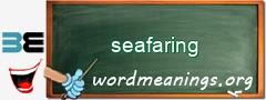 WordMeaning blackboard for seafaring